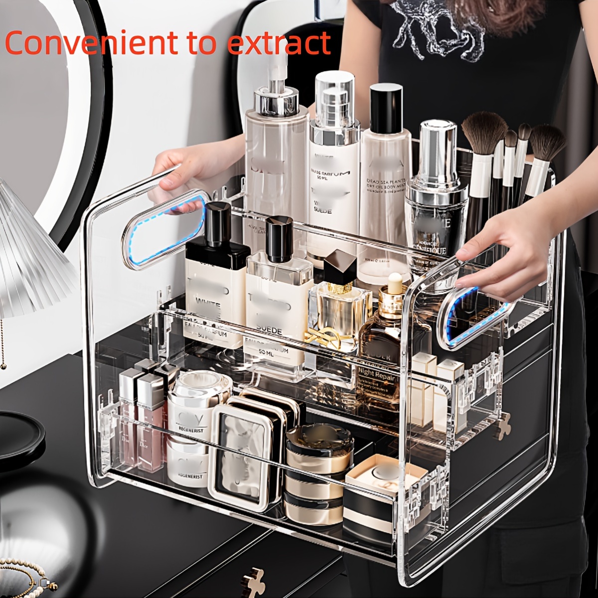 Beauty Makeup Lipstick - 1pc Desktop Cosmetische Organizer Acryl Transparant