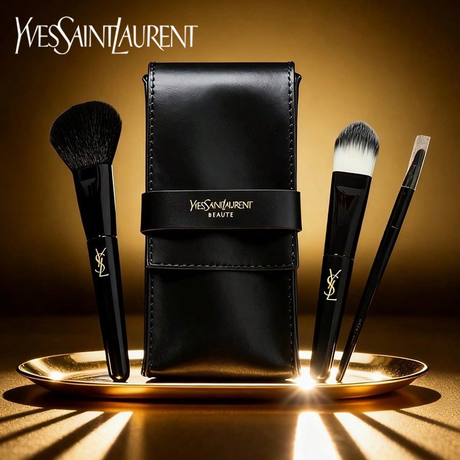 Ysl Beauty Makeup - YSL Model 3-delige essentiële geïntegreerde make-upborstelset