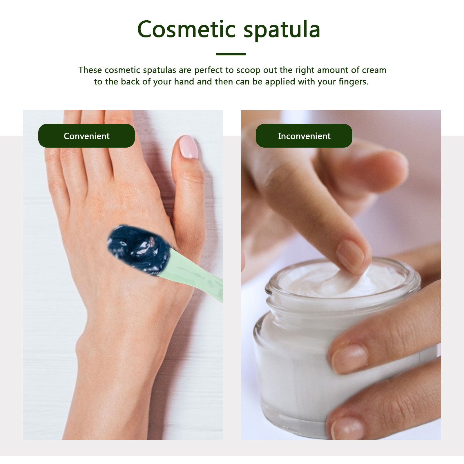 1Set Make-up Spatel Plastic Sc - Beauty Makeup Cream recensie en prijs