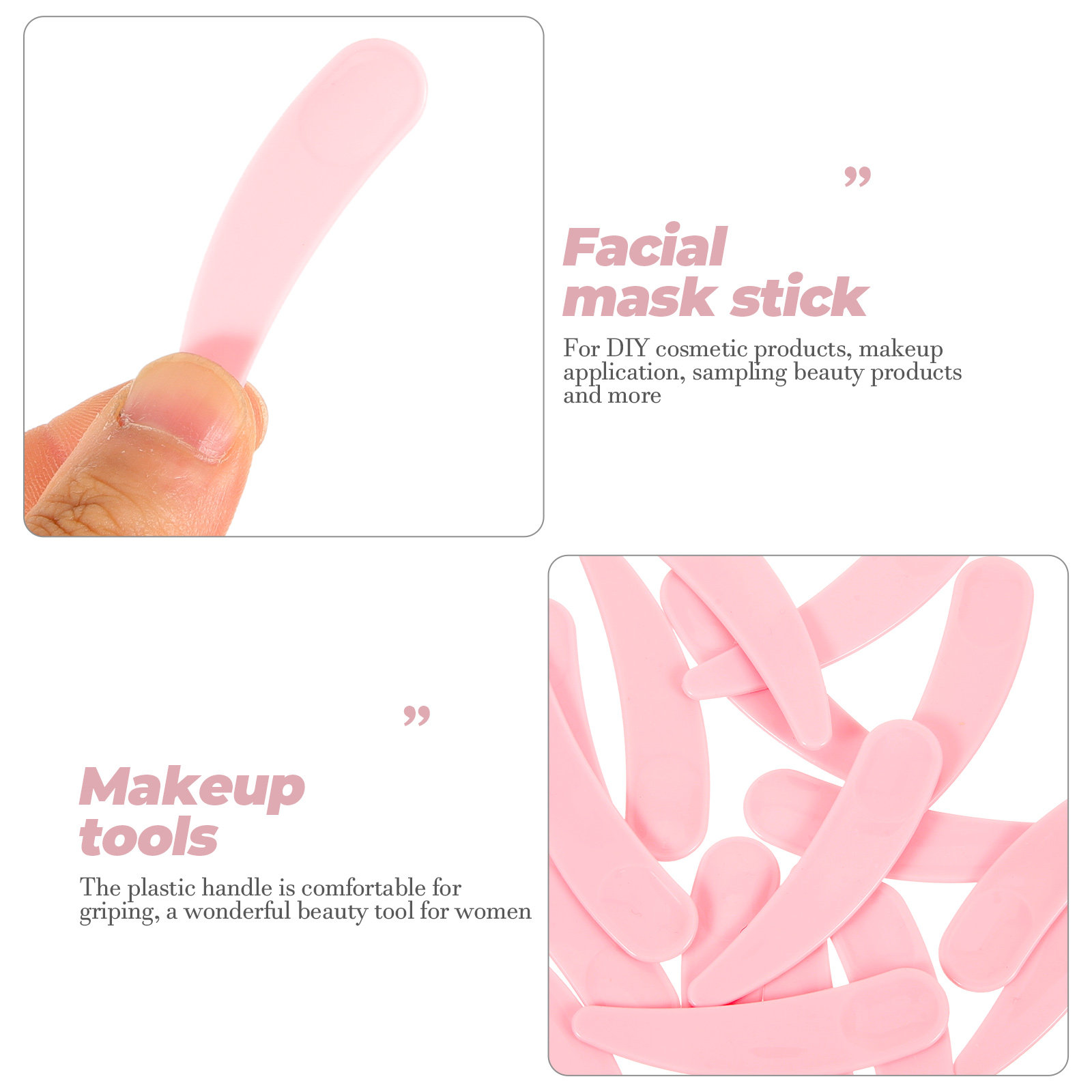 50 stuks make-up lepels, plast - Beauty Makeup Cream recensie en prijs