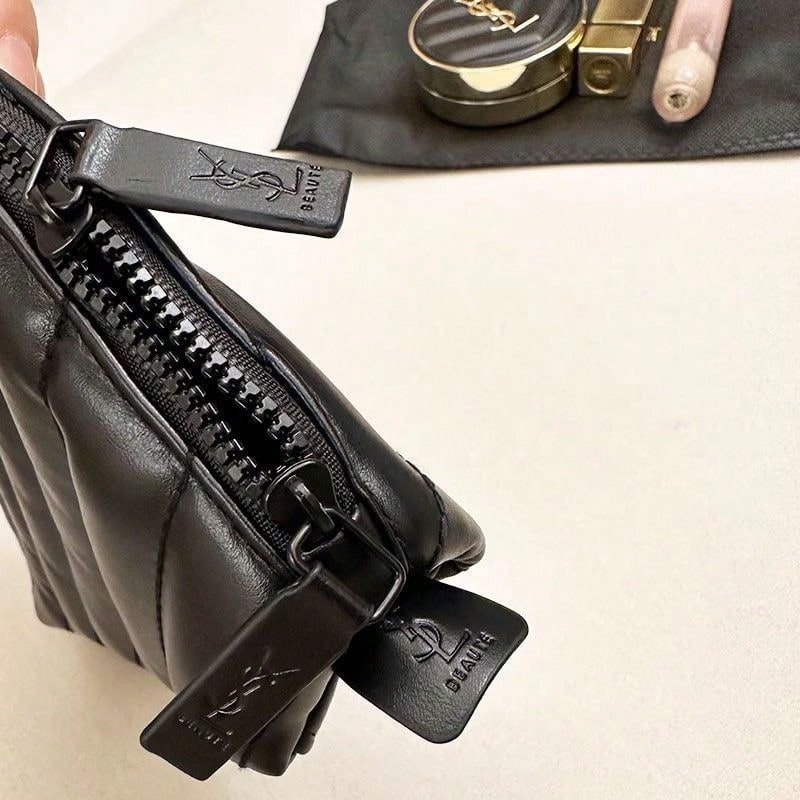 YSL's tas, zwarte gewatteerde  - Ysl Beauty Makeup recensie en prijs