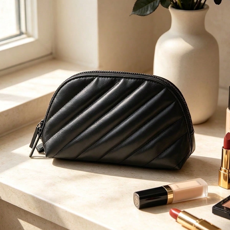 YSL's tas, zwarte gewatteerde  - Ysl Beauty Makeup recensie en prijs